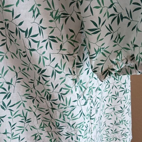 NEW Citron Blue Linen Blend Top - Picture 5 of 11